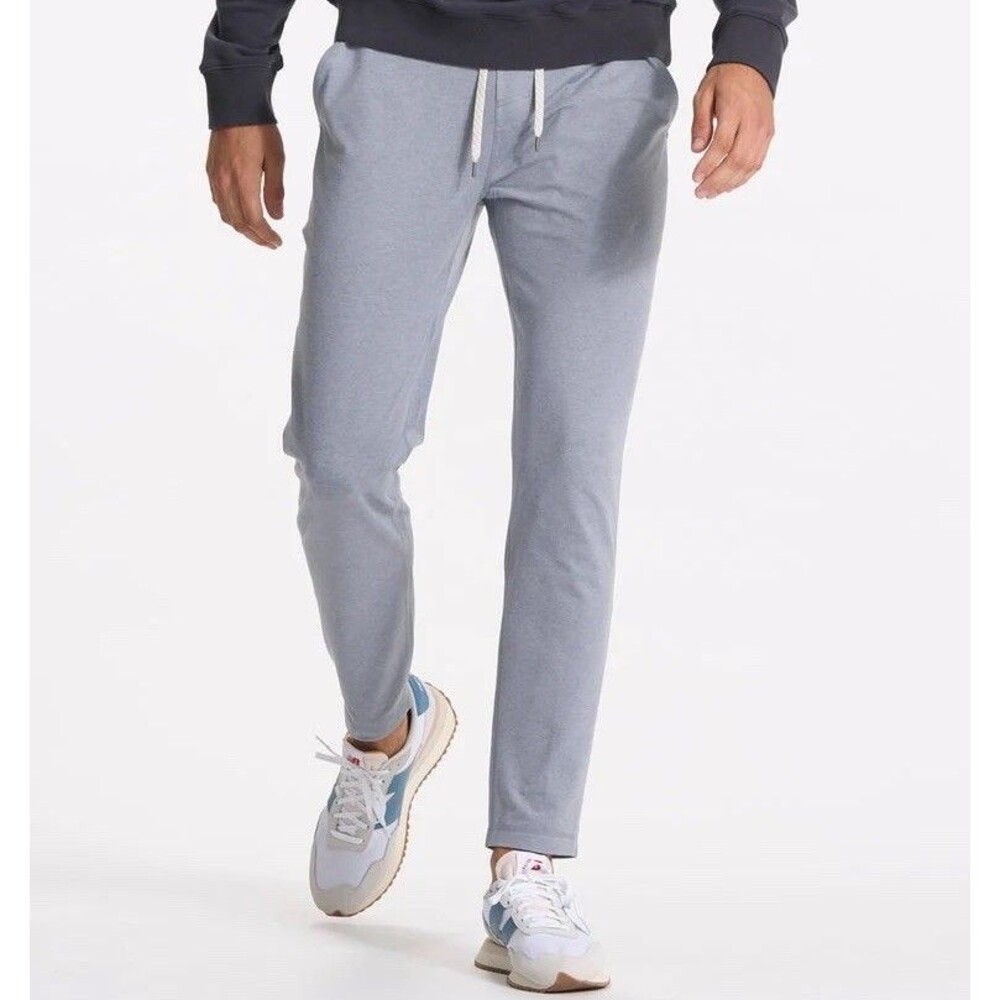 Vuori Men’s Ponto Performance Pant Steel Heather Gray Size XL V418 Gym Lounge